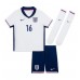 Maillot de foot Angleterre Conor Gallagher #16 Domicile vêtements enfant Europe 2024 Manches Courtes (+ pantalon court)